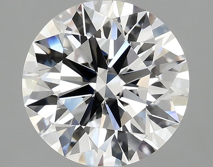 2.55 Carat Round Shaped Ideal Cut VVS2 IGI Certified Lab Grown Diamond