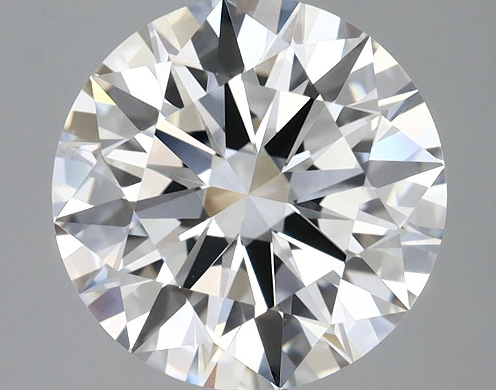 3.09 Carat Round Shaped Ideal Cut VS1 IGI Certified Lab Grown Diamond