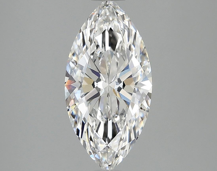 2.08 Carat Marquise Shaped Ideal Cut VVS2 IGI Certified Lab Grown Diamond