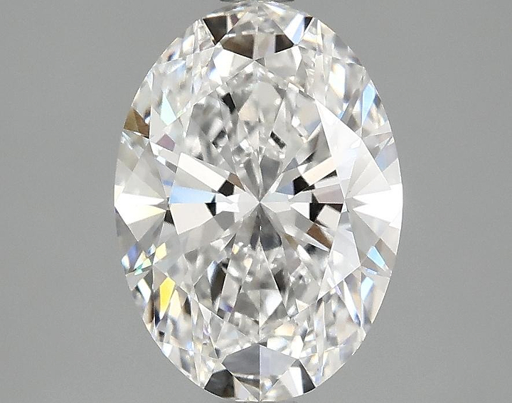 2.08 Carat Oval Shaped Ideal Cut VVS2 IGI Certified Lab Grown Diamond