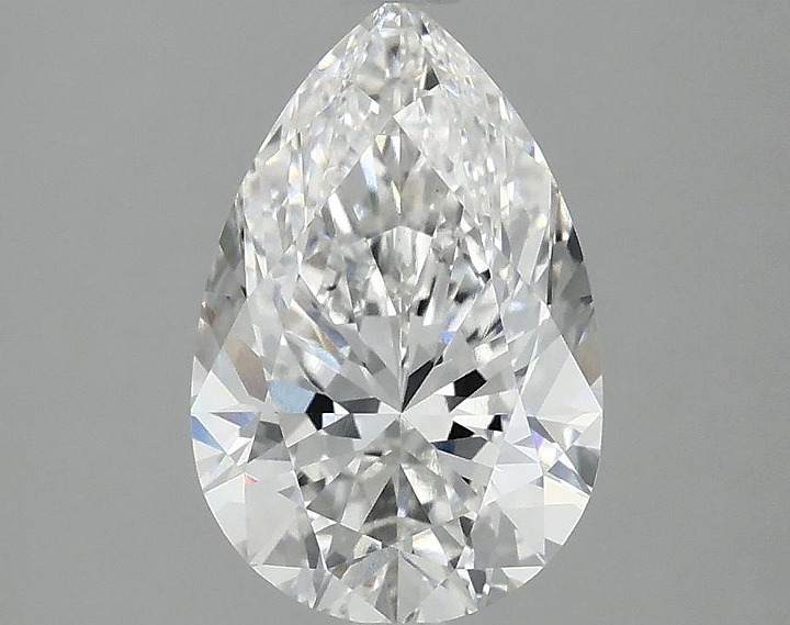 2.07 Carat Pear Shaped Excellent Cut VS1 IGI Certified Lab Grown Diamond