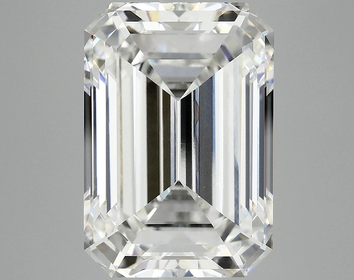 10.2 Carat Emerald Shaped Ideal Cut VVS2 IGI Certified Lab Grown Diamond
