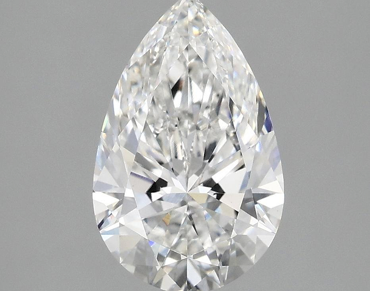 1.96 Carat Pear Shaped Ideal Cut VVS2 IGI Certified Lab Grown Diamond