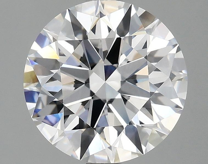 2.58 Carat Round Shaped Ideal Cut VVS2 IGI Certified Lab Grown Diamond