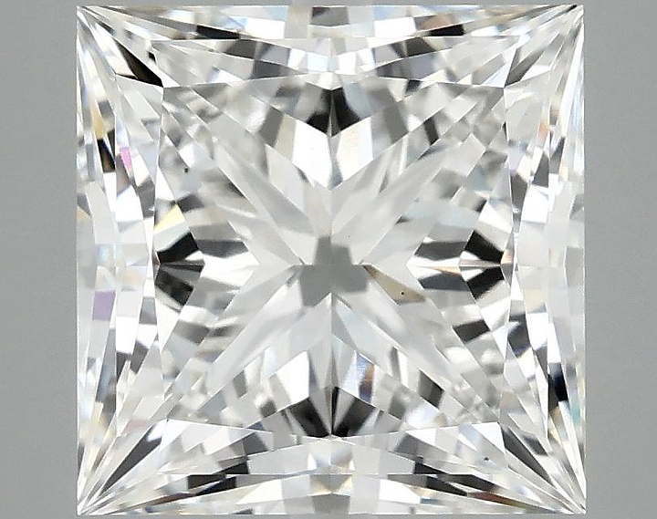 4.76 Carat Princess Shaped Ideal Cut VS1 IGI Certified Lab Grown Diamond