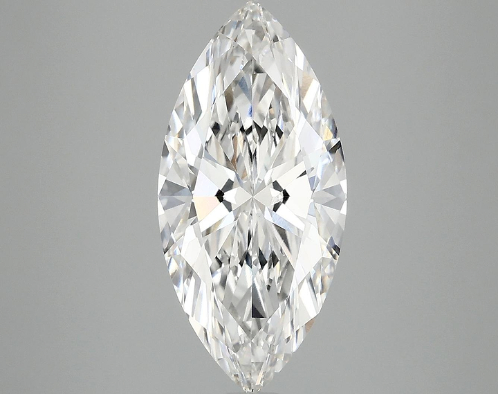 2.98 Carat Marquise Shaped Excellent Cut VVS2 IGI Certified Lab Grown Diamond