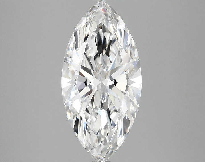 2.97 Carat Marquise Shaped Excellent Cut VVS2 IGI Certified Lab Grown Diamond