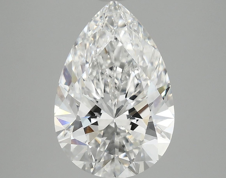 4.08 Carat Pear Shaped Excellent Cut VS1 IGI Certified Lab Grown Diamond