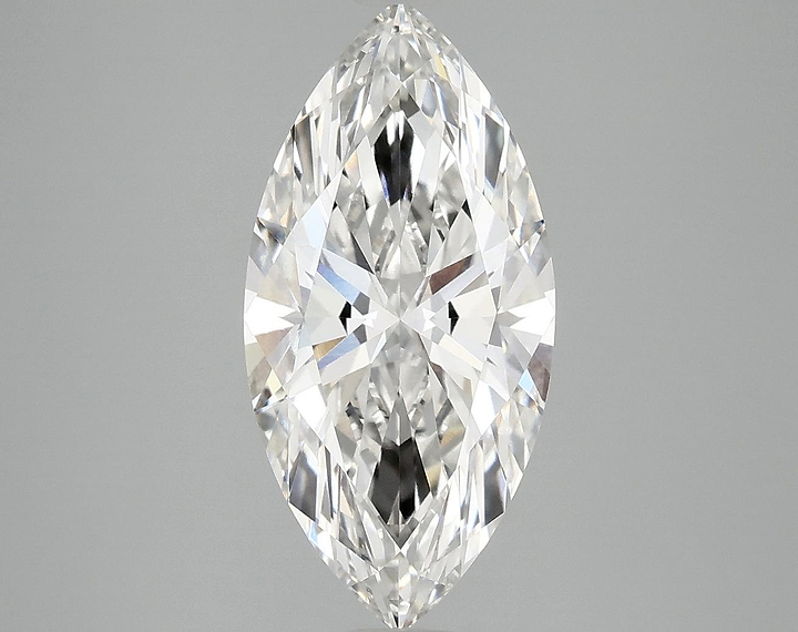 3.09 Carat Marquise Shaped Ideal Cut VVS2 IGI Certified Lab Grown Diamond