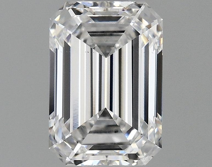 0.99 Carat Emerald Shaped Ideal Cut SI1 IGI Certified Lab Grown Diamond