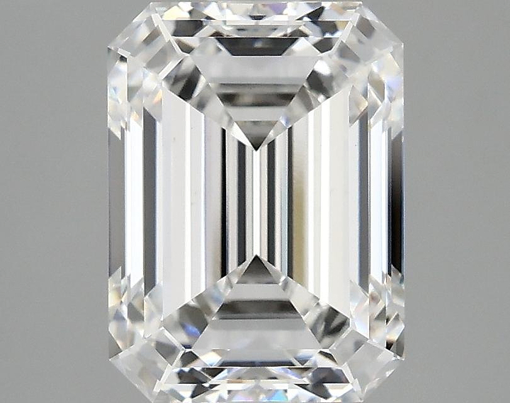 3.01 Carat Emerald Shaped Excellent Cut VS1 IGI Certified Lab Grown Diamond