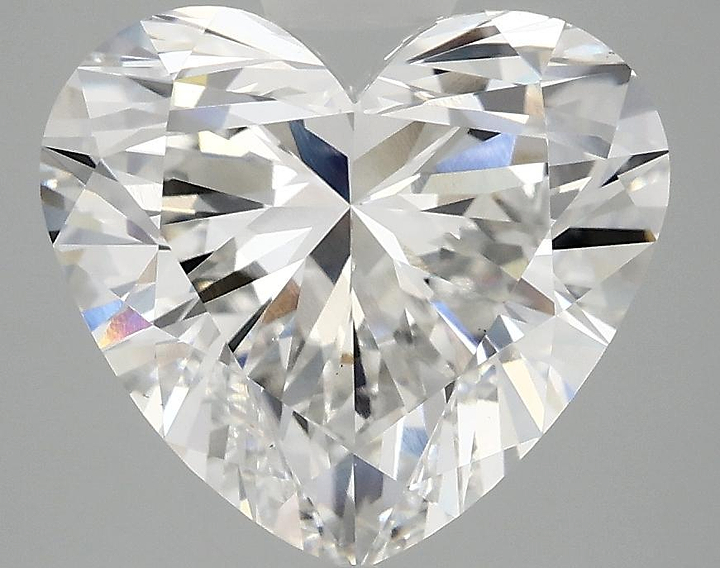 4.07 Carat Heart Shaped Ideal Cut VS1 IGI Certified Lab Grown Diamond