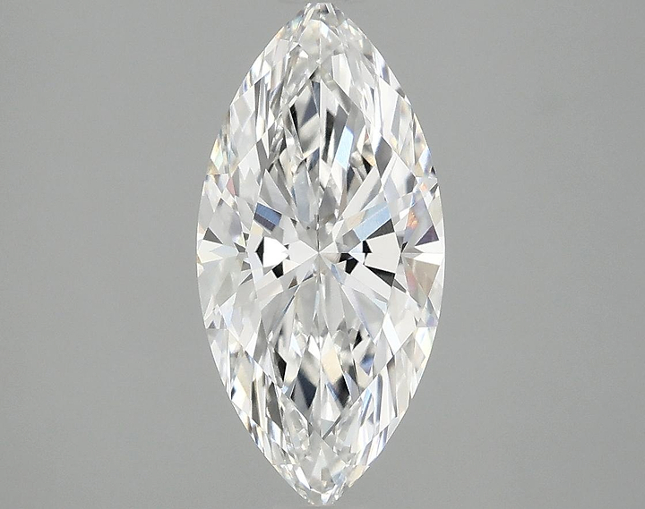 2.01 Carat Marquise Shaped Excellent Cut VVS2 IGI Certified Lab Grown Diamond