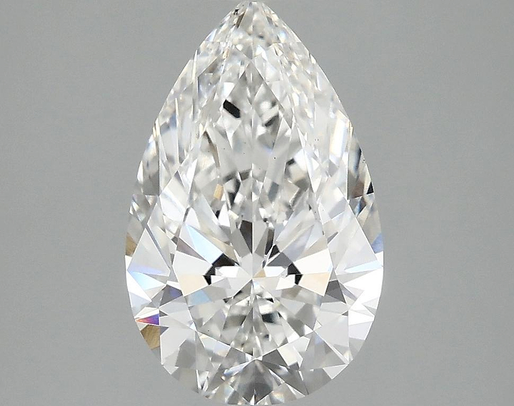 2.1 Carat Pear Shaped Ideal Cut VS1 IGI Certified Lab Grown Diamond