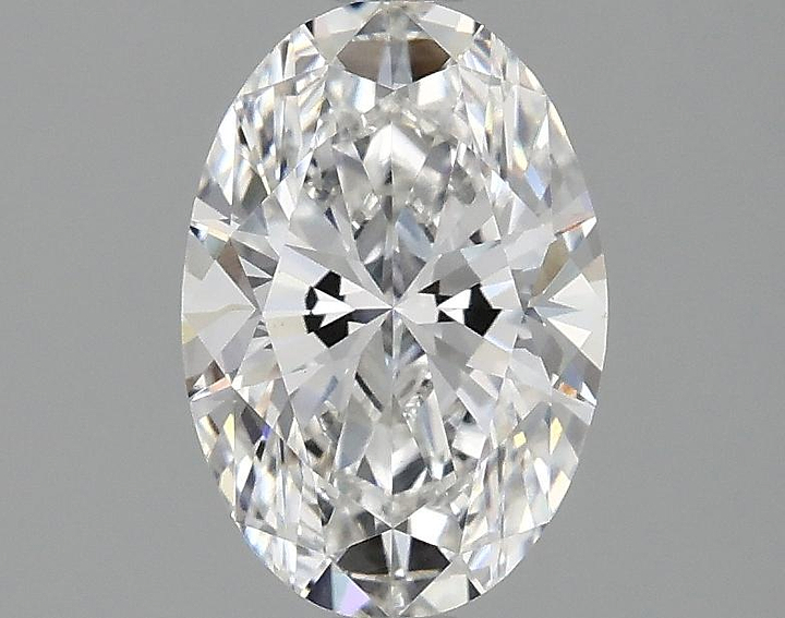 1.45 Carat Oval Shaped Ideal Cut VVS2 IGI Certified Lab Grown Diamond