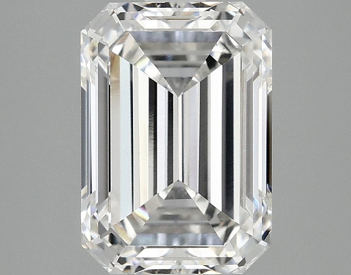 2.99 Carat Emerald Shaped Ideal Cut VVS2 IGI Certified Lab Grown Diamond