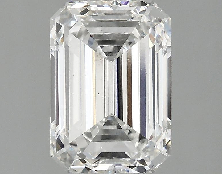 2.1 Carat Emerald Shaped Ideal Cut VS2 IGI Certified Lab Grown Diamond