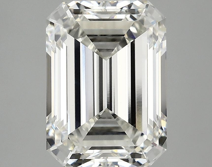 3.16 Carat Emerald Shaped Excellent Cut VVS2 IGI Certified Lab Grown Diamond