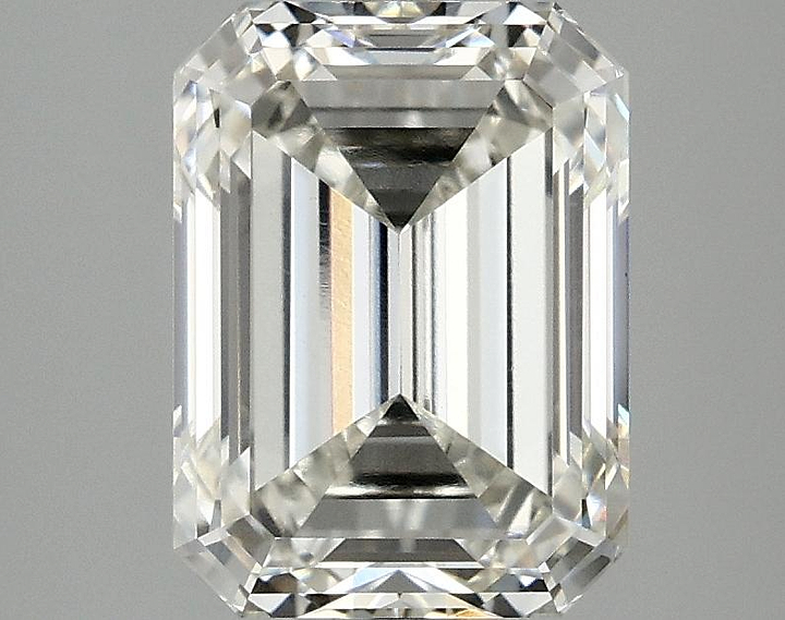 3.02 Carat Emerald Shaped Excellent Cut VVS2 IGI Certified Lab Grown Diamond