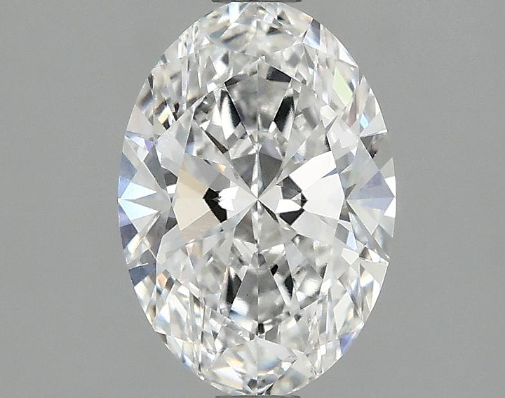 1.5 Carat Oval Shaped Ideal Cut VVS2 IGI Certified Lab Grown Diamond