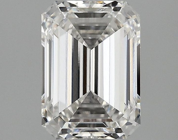 1.98 Carat Emerald Shaped Ideal Cut VVS2 IGI Certified Lab Grown Diamond