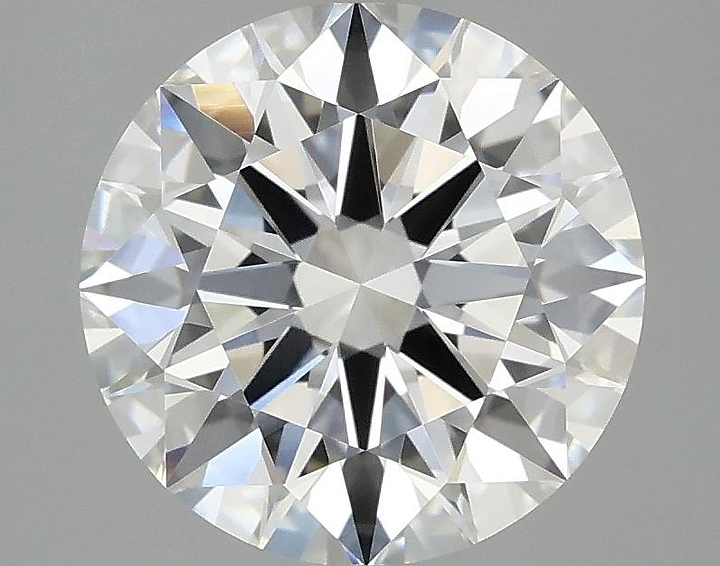 3.08 Carat Round Shaped Ideal Cut VVS2 IGI Certified Lab Grown Diamond