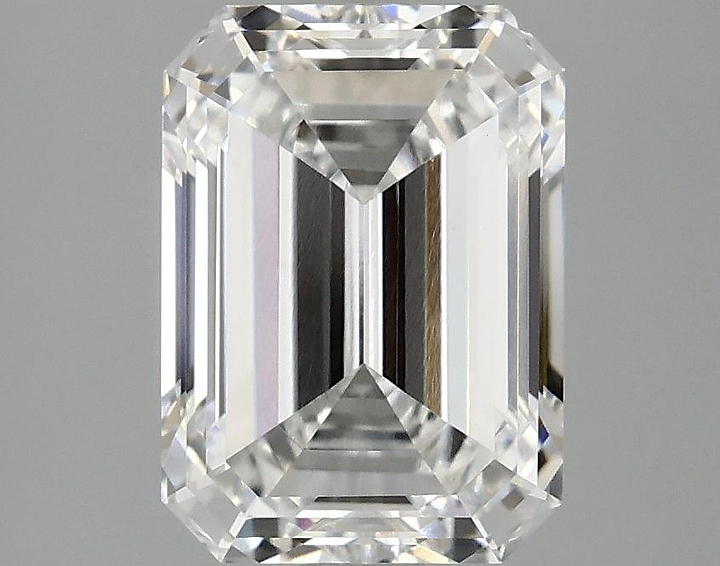 3.04 Carat Emerald Shaped Excellent Cut VVS2 IGI Certified Lab Grown Diamond