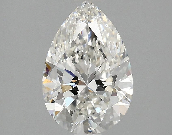 1.55 Carat Pear Shaped Excellent Cut VS2 IGI Certified Lab Grown Diamond