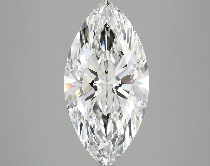 3.07 Carat Marquise Shaped Ideal Cut VVS2 IGI Certified Lab Grown Diamond