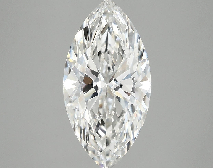 3.02 Carat Marquise Shaped Ideal Cut VVS2 IGI Certified Lab Grown Diamond