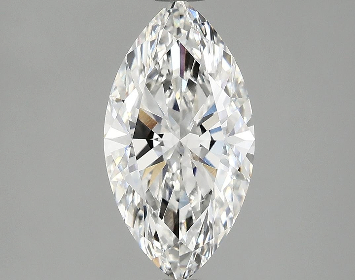 2.05 Carat Marquise Shaped Excellent Cut VS1 IGI Certified Lab Grown Diamond