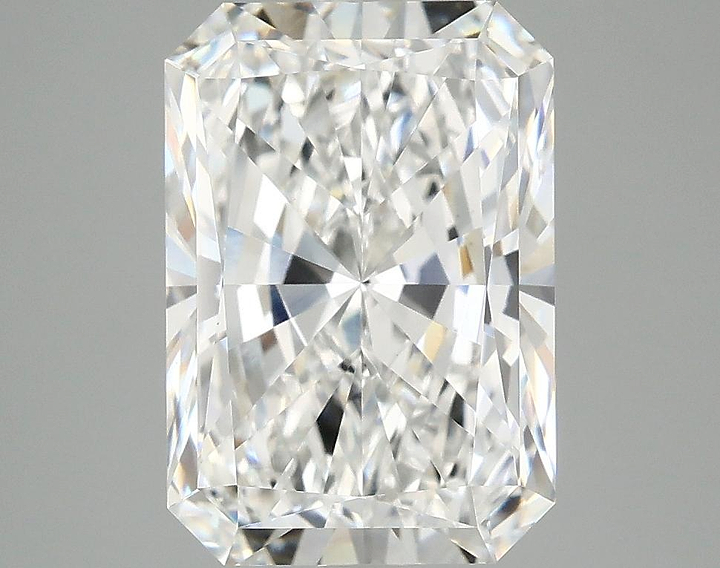 4.13 Carat Radiant Shaped Ideal Cut VVS2 IGI Certified Lab Grown Diamond