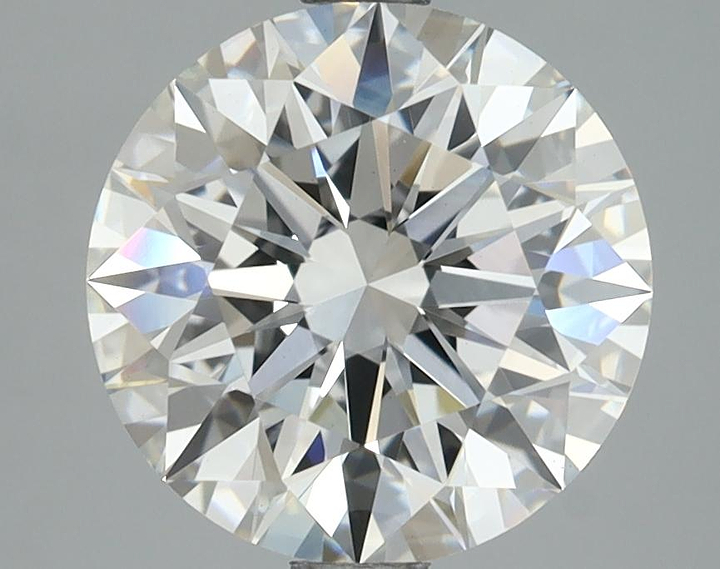 4.02 Carat Round Shaped Excellent Cut VVS2 IGI Certified Lab Grown Diamond