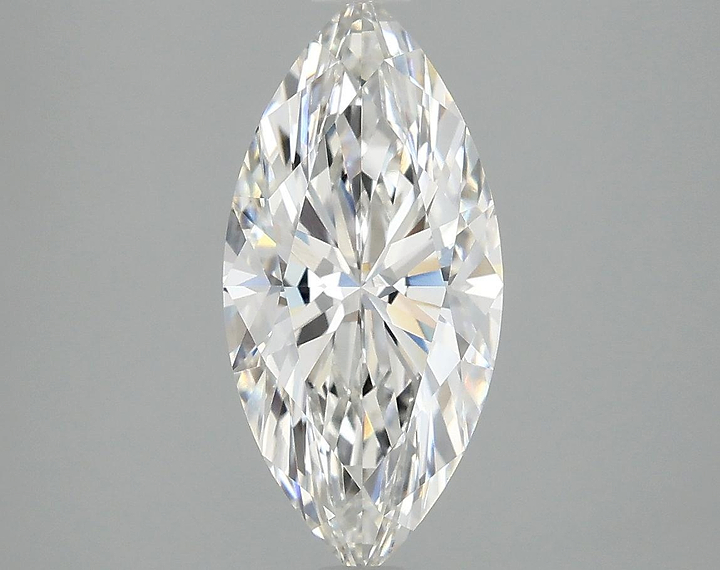2.05 Carat Marquise Shaped Excellent Cut VVS2 IGI Certified Lab Grown Diamond