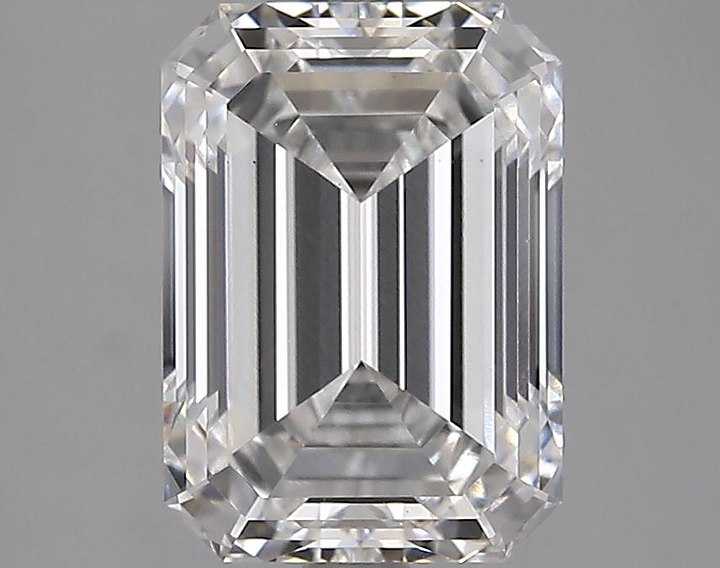 3.08 Carat Emerald Shaped Ideal Cut VS1 IGI Certified Lab Grown Diamond
