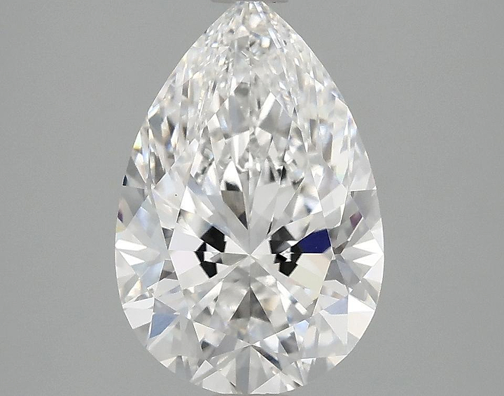 2.52 Carat Pear Shaped Excellent Cut VS1 IGI Certified Lab Grown Diamond