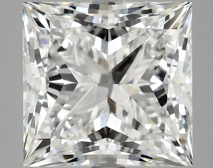4.91 Carat Princess Shaped Ideal Cut VS1 IGI Certified Lab Grown Diamond