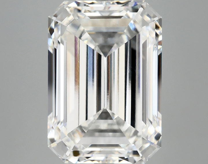 12.48 Carat Emerald Shaped Ideal Cut VVS2 IGI Certified Lab Grown Diamond