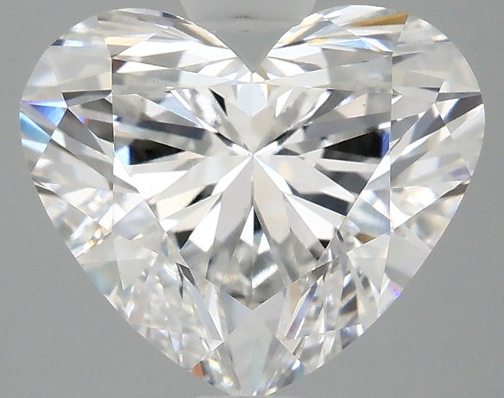 4.08 Carat Heart Shaped Excellent Cut VS1 IGI Certified Lab Grown Diamond