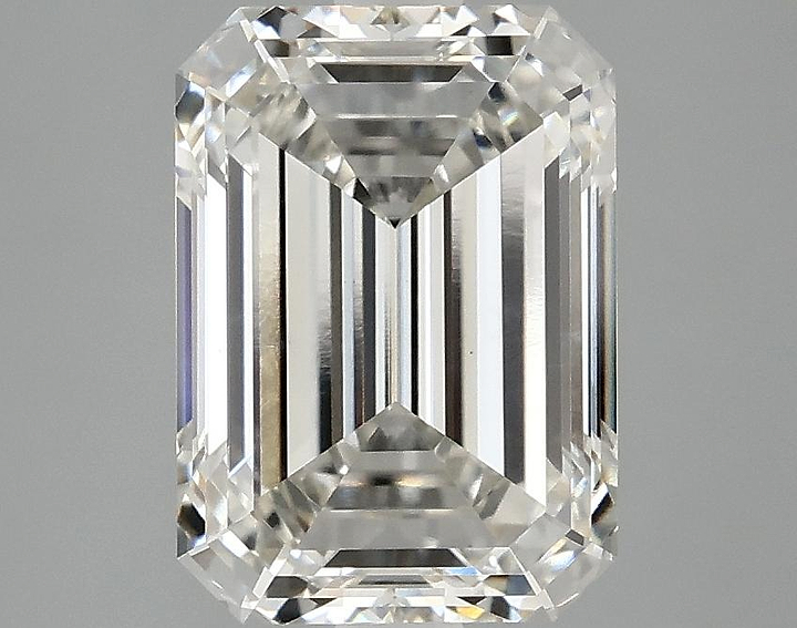 3.09 Carat Emerald Shaped Ideal Cut VS1 IGI Certified Lab Grown Diamond