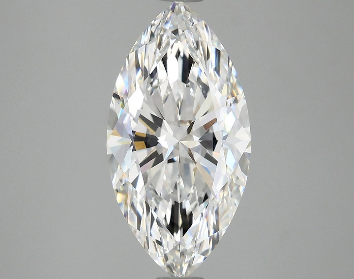 3.08 Carat Marquise Shaped Ideal Cut VS1 IGI Certified Lab Grown Diamond