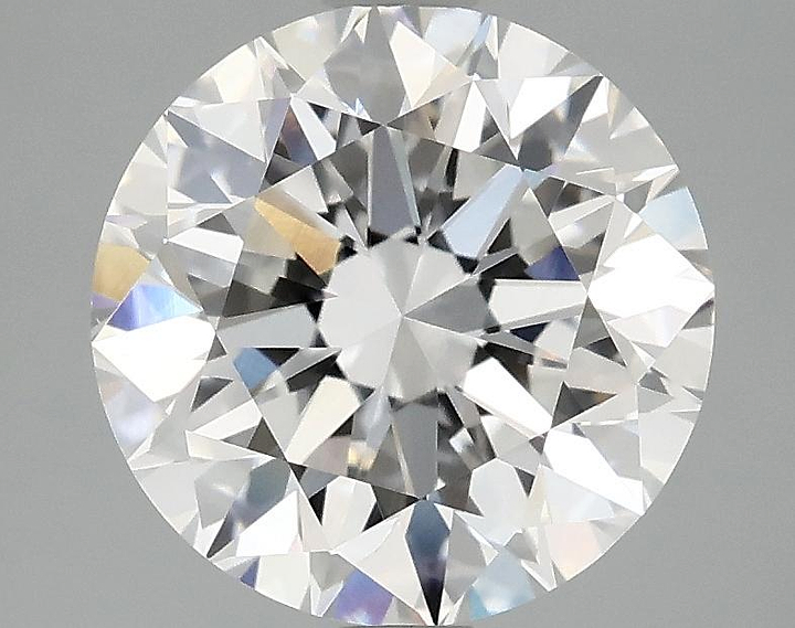 3.09 Carat Round Shaped Excellent Cut VVS2 IGI Certified Lab Grown Diamond