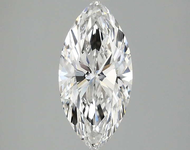1.84 Carat Marquise Shaped Excellent Cut VVS2 IGI Certified Lab Grown Diamond