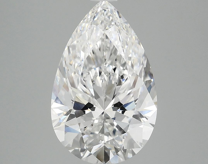 3.09 Carat Pear Shaped Ideal Cut VS1 IGI Certified Lab Grown Diamond