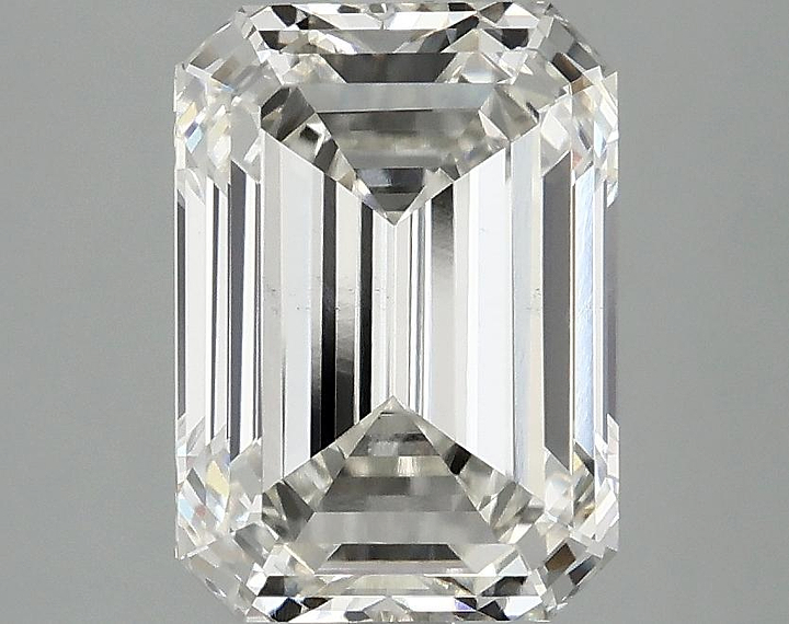 3.08 Carat Emerald Shaped Ideal Cut VS2 IGI Certified Lab Grown Diamond