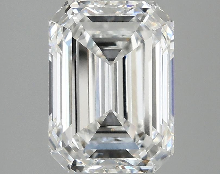 2.84 Carat Emerald Shaped Excellent Cut VVS2 IGI Certified Lab Grown Diamond