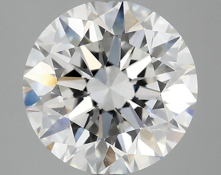3.09 Carat Round Shaped Excellent Cut VVS2 IGI Certified Lab Grown Diamond