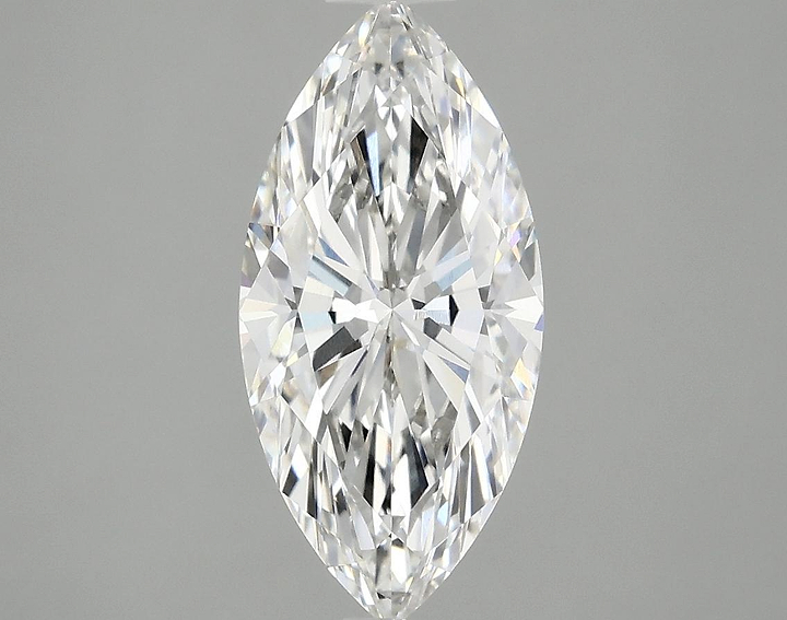 2.04 Carat Marquise Shaped Excellent Cut VVS2 IGI Certified Lab Grown Diamond