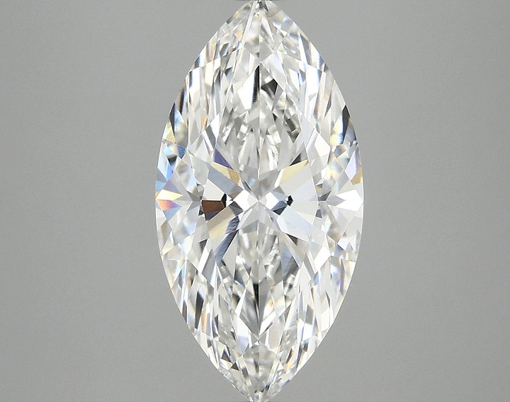 2.88 Carat Marquise Shaped Ideal Cut VVS2 IGI Certified Lab Grown Diamond
