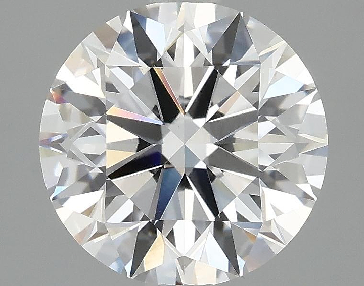 2.56 Carat Round Shaped Ideal Cut VVS2 IGI Certified Lab Grown Diamond